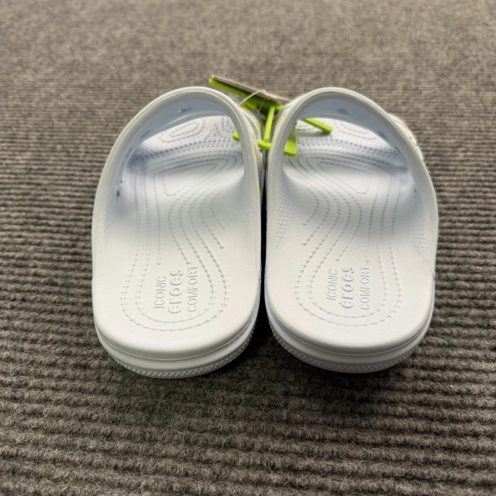 Crocs Baya Graphic Sandal Men's 5 Women's 7 Mineral Blue Floral New With Tags